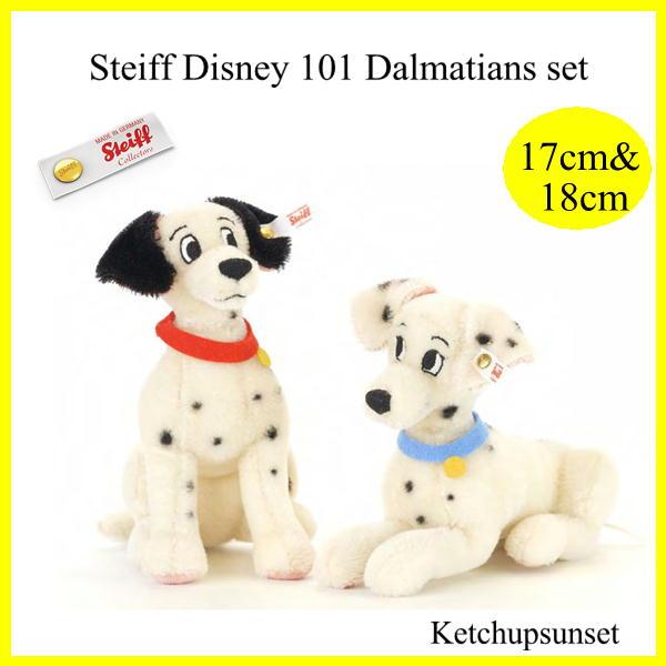 Steiff（シュタイフ） テディベア Steiff Disney 101 Dalmatians set