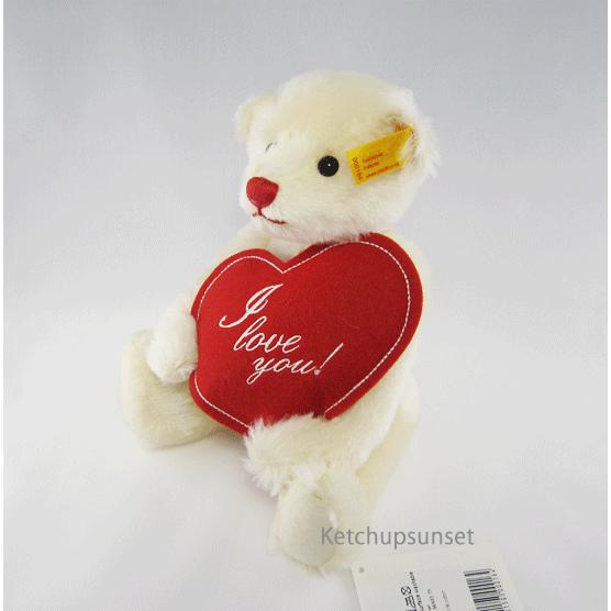 中古品】 シュタイフ Charity Love Teddy Bear チャリティ・ラブ 中古品】 シュタイフ Charity Love Teddy Bear チャリティ・ラブ