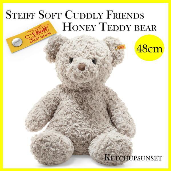 シュタイフ テディベア　ハニーテディベア　ソフトカドリーフレンズ Steiff Soft Cuddly Friends Honey Teddy bear 　ぬいぐるみ　プレゼント　ギフト｜teddy