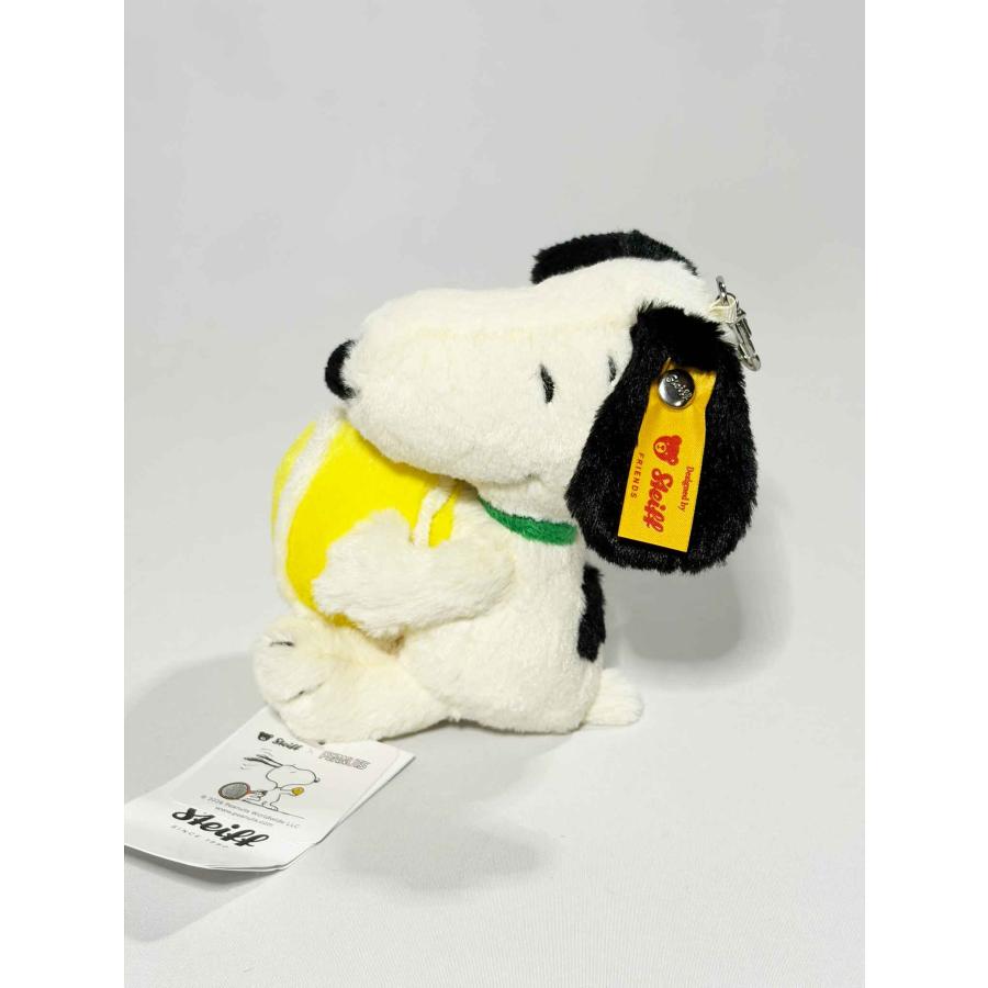 シュタイフ  テディベア　キーリング　スヌーピー　テニス　ソフトカドリーフレンズ　Steiff Keyring Snoopy Tennis 15 cm 　ぬいぐるみの画像
