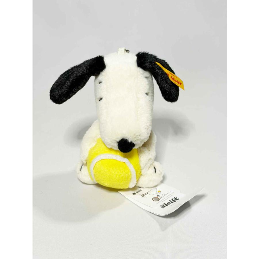 シュタイフ  テディベア　キーリング　スヌーピー　テニス　ソフトカドリーフレンズ　Steiff Keyring Snoopy Tennis 15 cm 　ぬいぐるみの画像