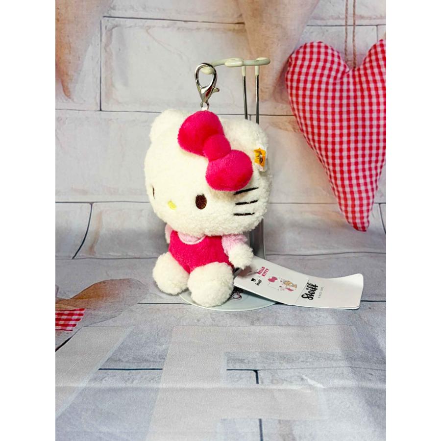 Steiff（シュタイフ） ペンダント ハロー キティ テディベア (白