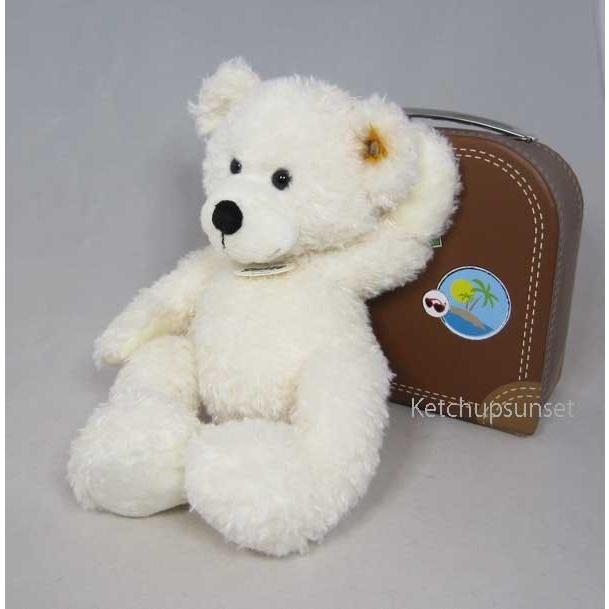 steiff lotte teddy bear in suitcase