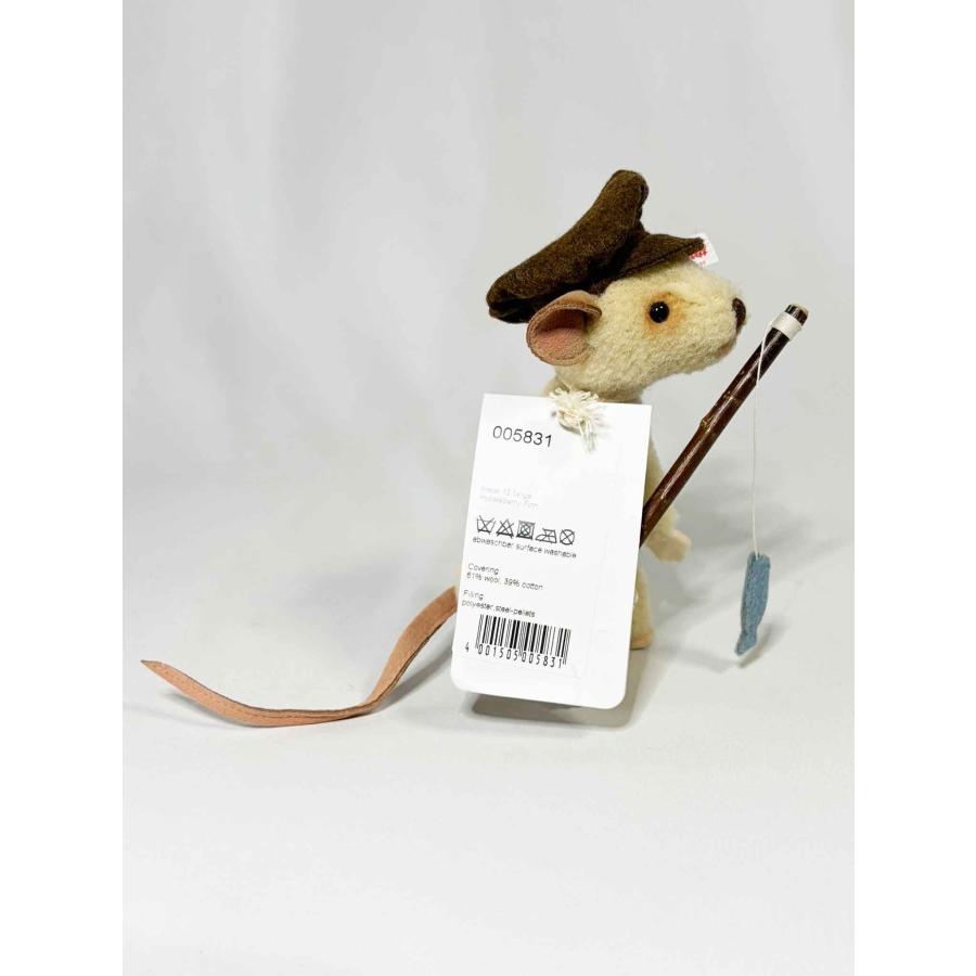 シュタイフ テディベア Steiff Huckleberry Finn Mouse 12 cm 2026年世界限定 ハックルベリー・フィン マウス　_5