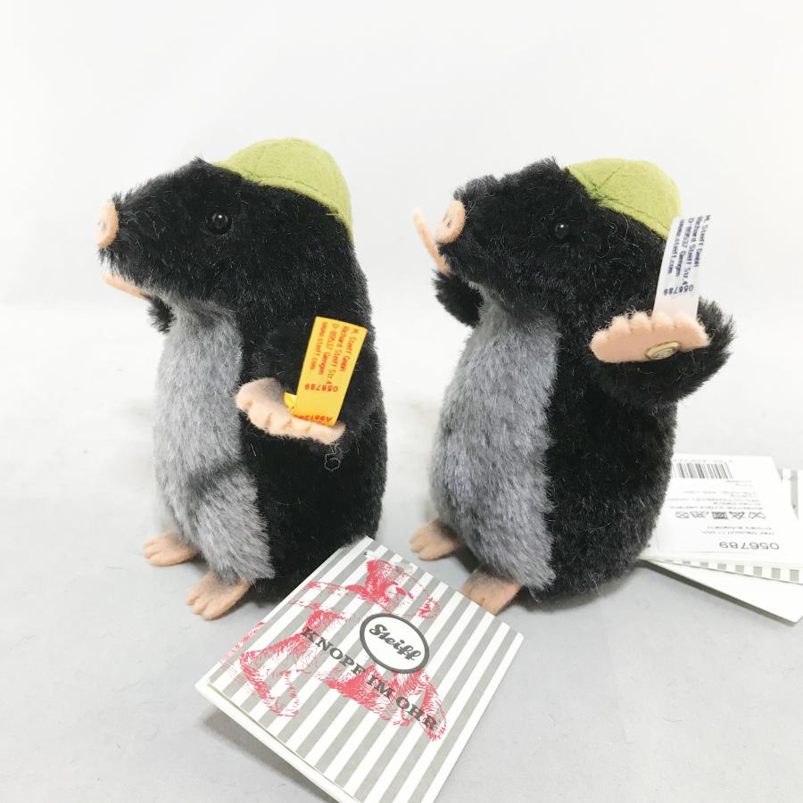 シュタイフ テディベア　モグラのマキシ　Steiff Maxi mole Mohair モグラのぬいぐるみ  ぬいぐるみ｜teddy｜11