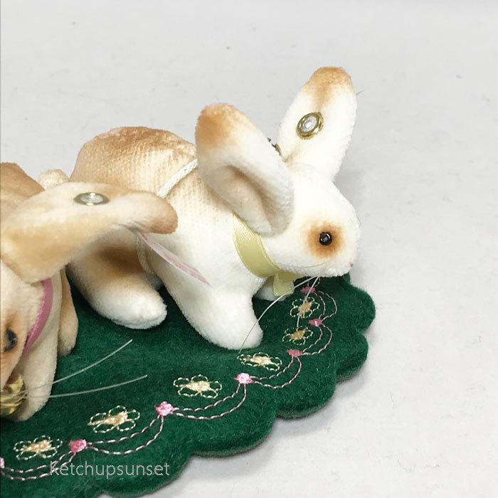 Steiff テディベア シュタイフ ラビット ピンクッション セット