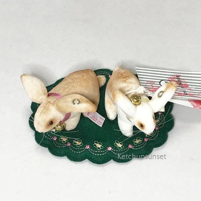 Steiff テディベア シュタイフ ラビット ピンクッション セット