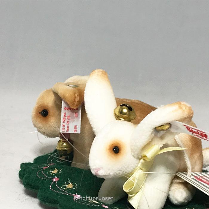 Steiff テディベア シュタイフ ラビット ピンクッション セット