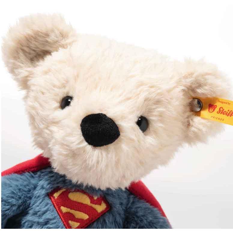Steiff ぬいぐるみ くま シュタイフ Superman teddy bear 29 cm Steiff ぬいぐるみ くま シュタイフ Superman teddy bear 29 cm