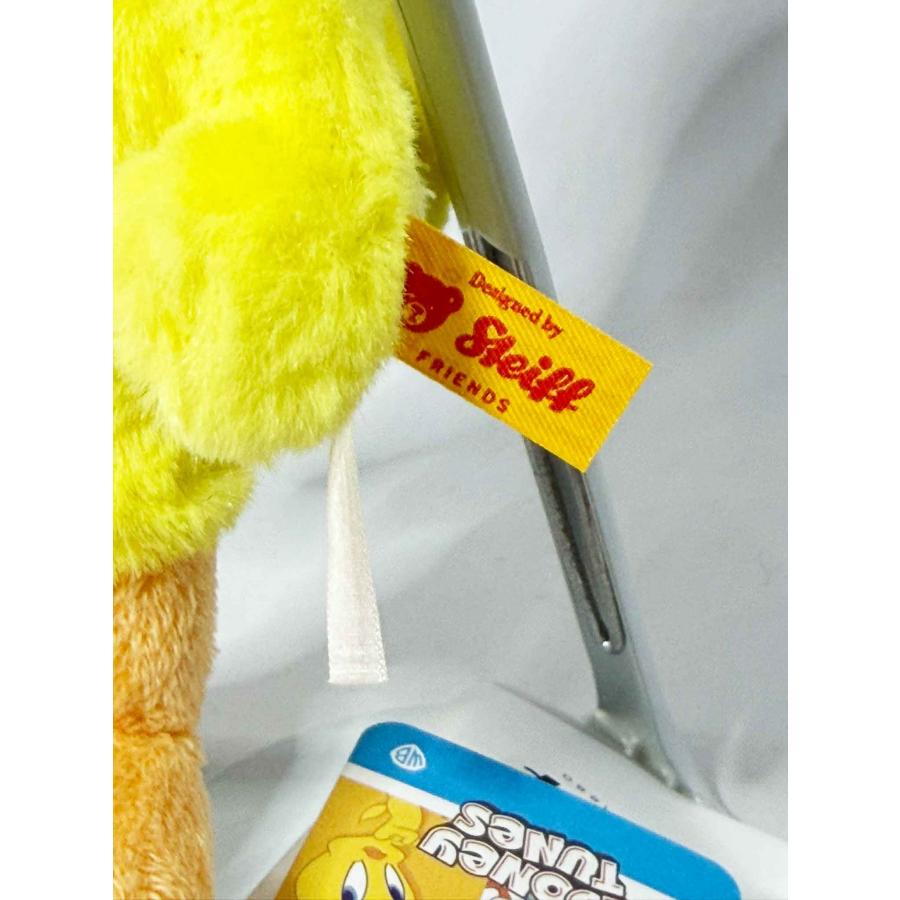 シュタイフ  テディベア Steiff Tweety Loony Tines SoftCuddlyFriends ソフトカドリーフレンズ　ルーニー・テューンズ　トゥイーティー  ぬいぐるみの画像
