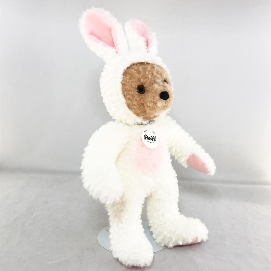 シュタイフ テディベア　干支シリーズ  フーディー　テディベア　ラビット　Steiff Hoodie teddy bear rabbit Chinese zodiac teds series  くまのぬいぐるみ　｜teddy｜05