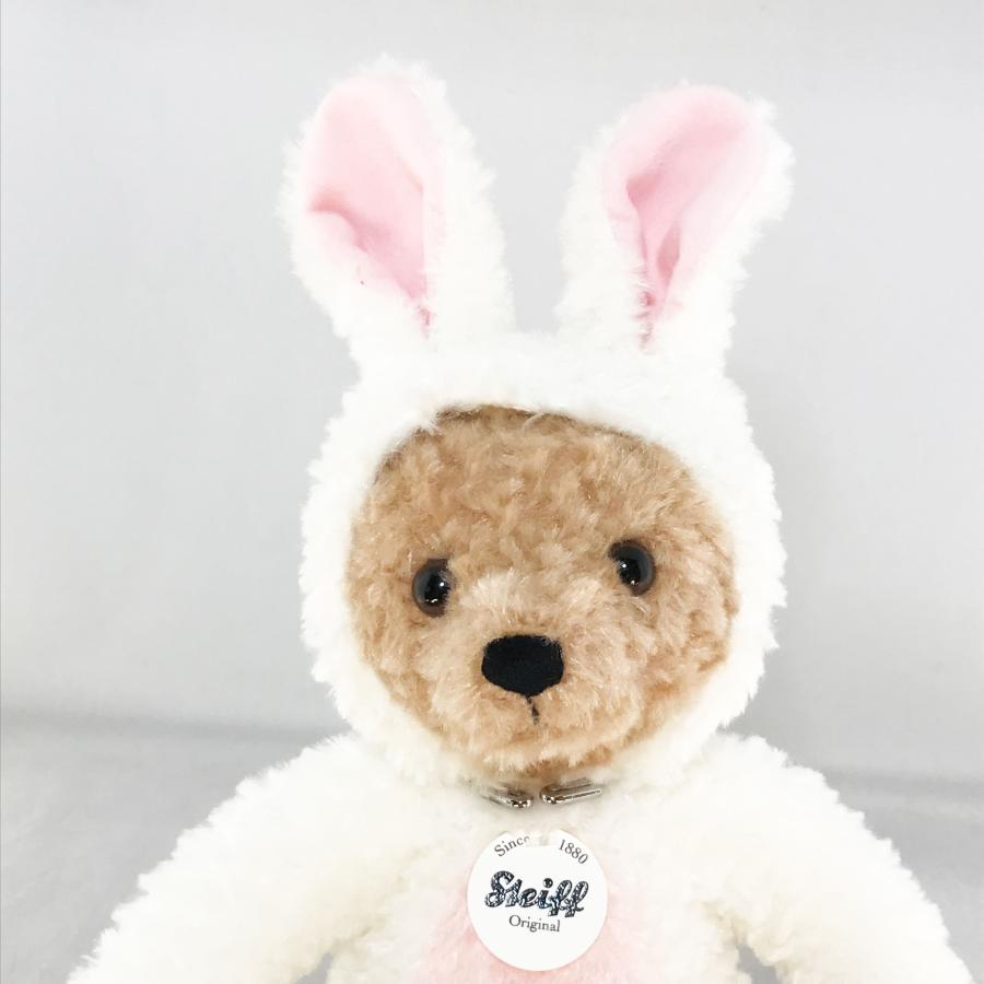 シュタイフ テディベア　干支シリーズ  フーディー　テディベア　ラビット　Steiff Hoodie teddy bear rabbit Chinese zodiac teds series  くまのぬいぐるみ　｜teddy｜07