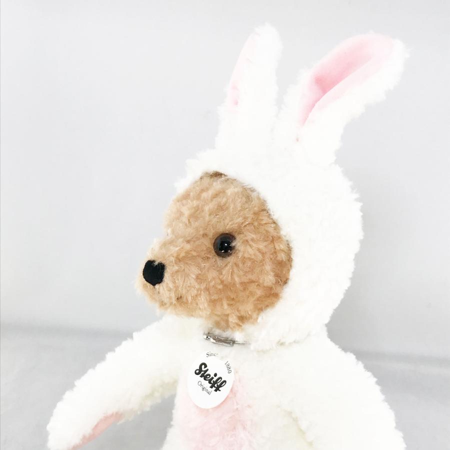 シュタイフ テディベア　干支シリーズ  フーディー　テディベア　ラビット　Steiff Hoodie teddy bear rabbit Chinese zodiac teds series  くまのぬいぐるみ　｜teddy｜08