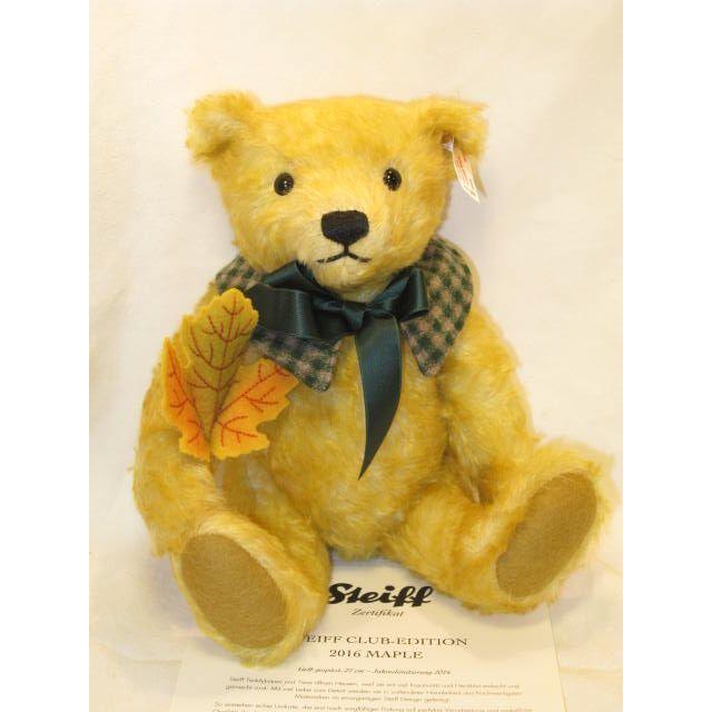 Steiff シュタイフ/Steiff☆2016クラブ限定☆「メイプル Steiff シュタイフ/Steiff☆2016クラブ限定☆「メイプル