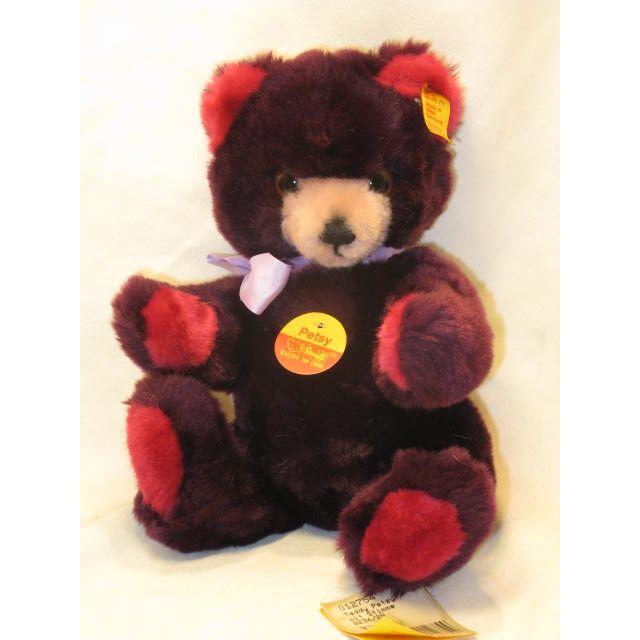 Steiff シュタイフ/Steiff☆1990年☆「Petsy パープル」☆28cm Steiff シュタイフ/Steiff☆1990年☆「Petsy パープル」☆28cm