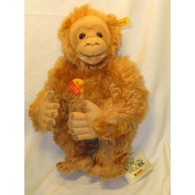 シュタイフ/Steiff★絶版★「HUNGO オランウータン」★30cm★モヘア製の画像