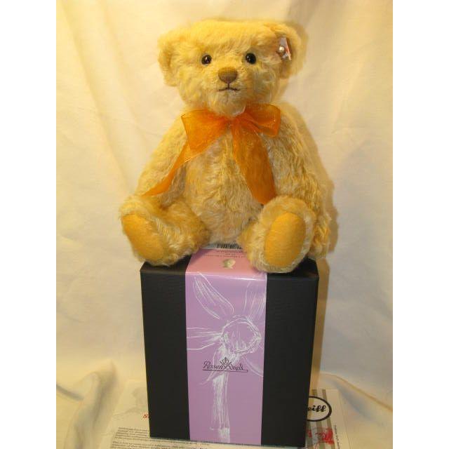 シュタイフ/Steiff★2019世界限定575セット★「サンフラワー・テディベア　with ローゼンタールの花瓶」★