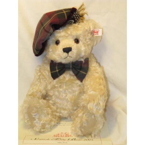 シュタイフ/Steiff◆UK限定◆「スコティッシュベア・2001」◆32cm
