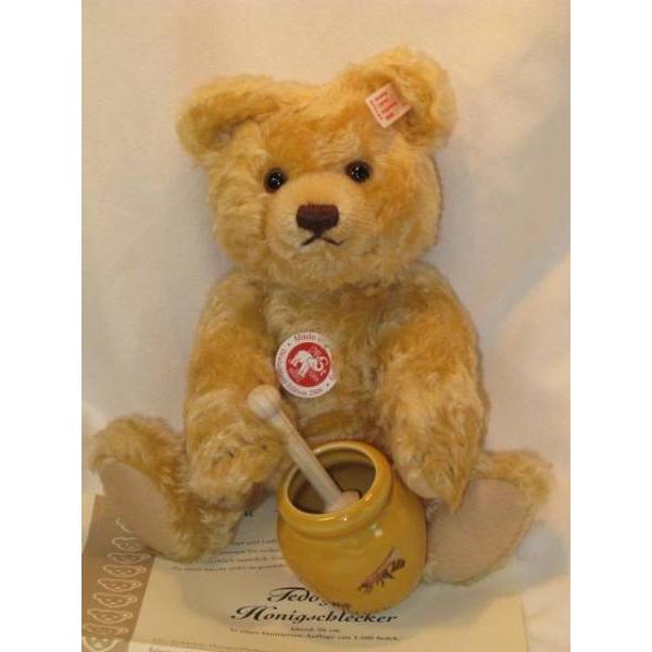 Steiff シュタイフ/Steiff☆ドイツ限定☆「Honey Licking Steiff シュタイフ/Steiff☆ドイツ限定☆「Honey Licking