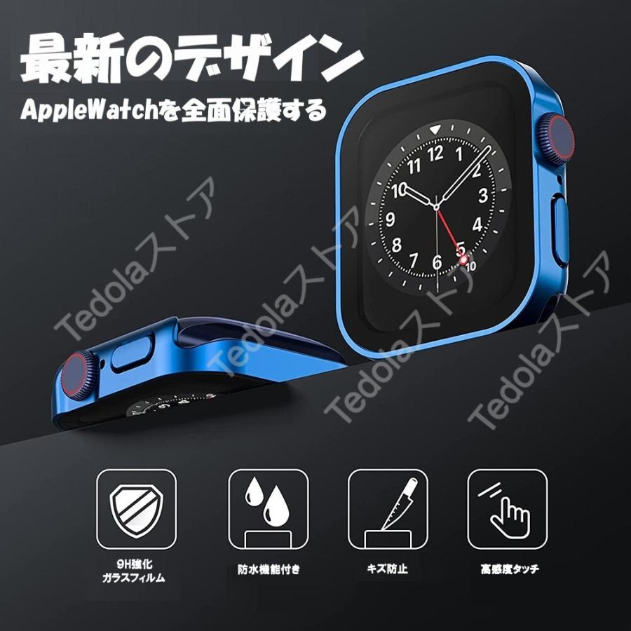 アップルウォッチ カバー 防水 44mm 45mm 40mm applewatch 46mm 42mm 41mm ケース 高級 保護カバー series シリーズ 11 10 se 9 8 7 6 5 4 フラット | Apple Watch | 13