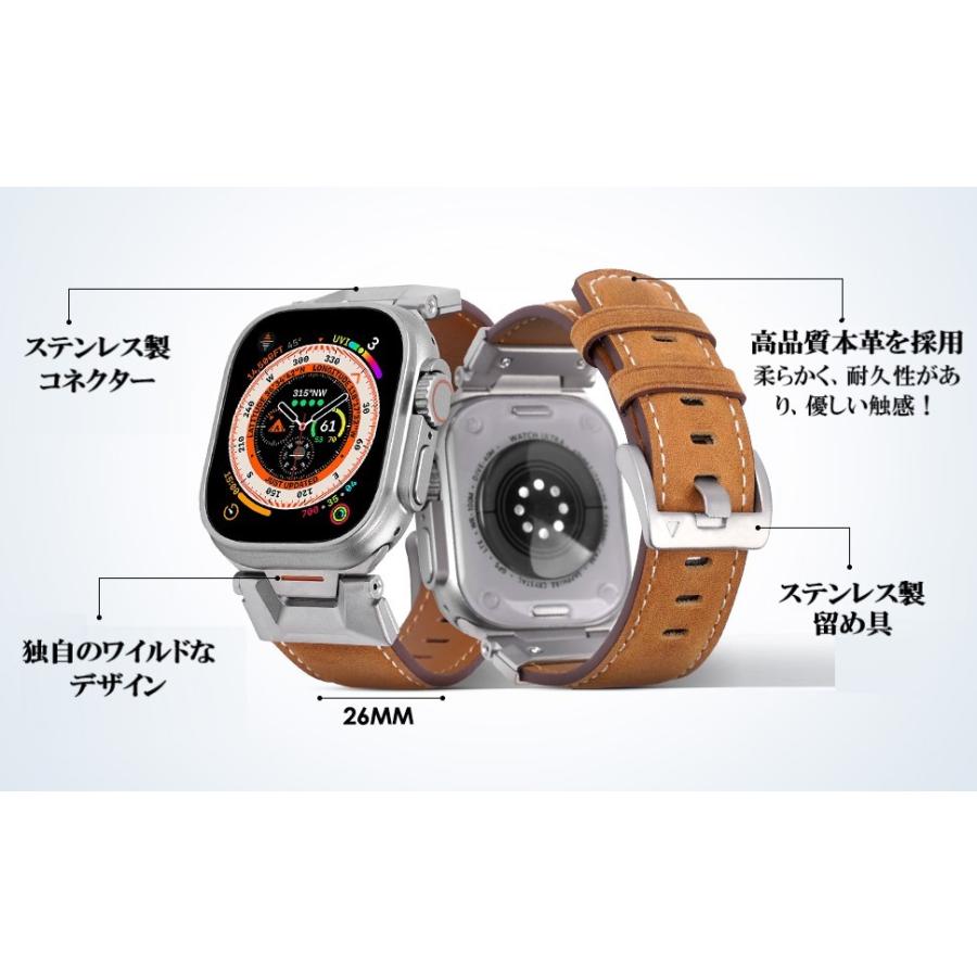 Apple Watch アップルウォッチ バンド apple watch ベルト レザー 革