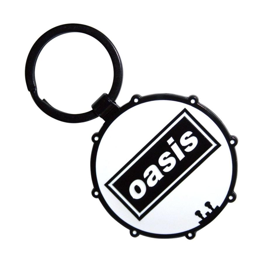 Oasis メタルキーリング キーホルダー オアシス Decca Logo Drum