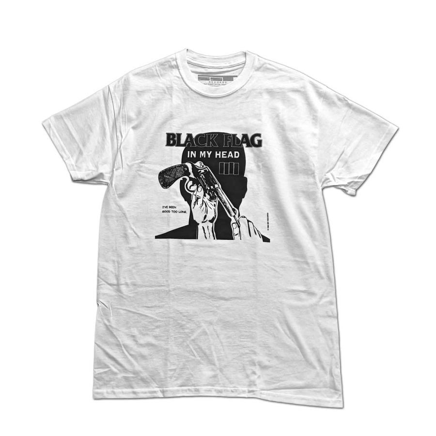 BLACK FLAGブラックフラッグ Tシャツ Lサイズ Black Flag ブラック・フラッグ バンドTシャツ In My Head L : ティー