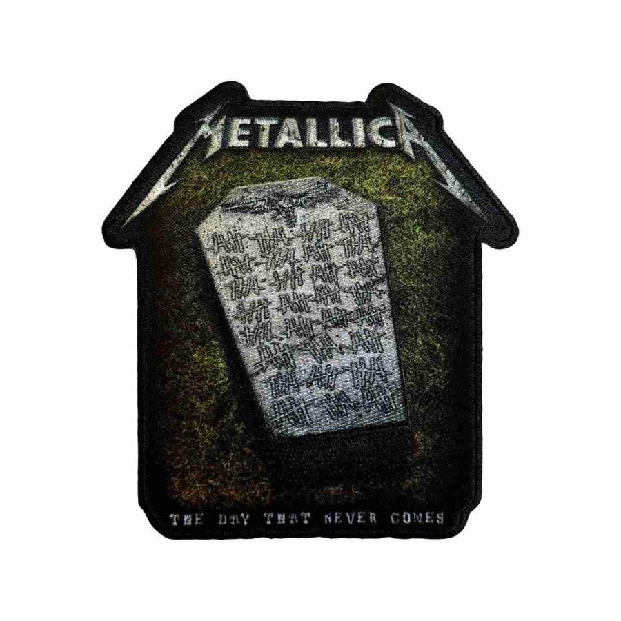 Metallica アイロンパッチ／ワッペン メタリカ Never Die Tombstone