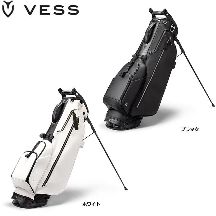 Vessel キャディバッグ ホワイト/ブラックLux Cart JP 9型 VESSEL ヴェゼル ゴルフ LUX CART JP 日本オリジナルモデル キャディ