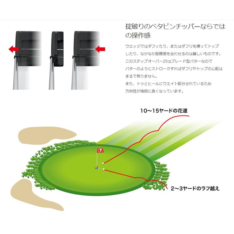 ✨極美品　希少　LYNX STEPOVER 25 パター チッパー　ゴルフクラブ 試打評価】リンクス ステップオーバー25パターチッパー｜異次元