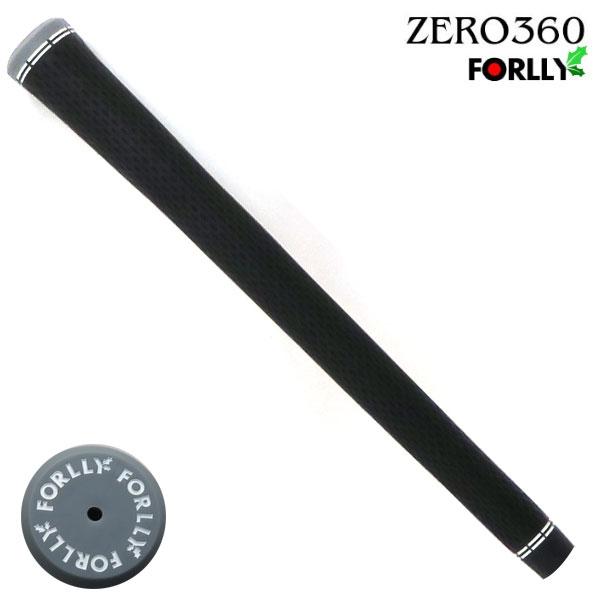 ZERO360 ゼロ360 FORLLYロゴ グリップ ミッドサイズ M60R ゴルフグリップ GRIP ブラック×グレー | ブランド登録なし