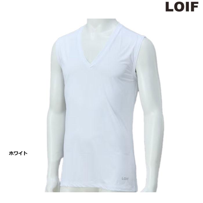 LOIF HYOON Ventilation Vネックノースリーブシャツ YL1686 爆買