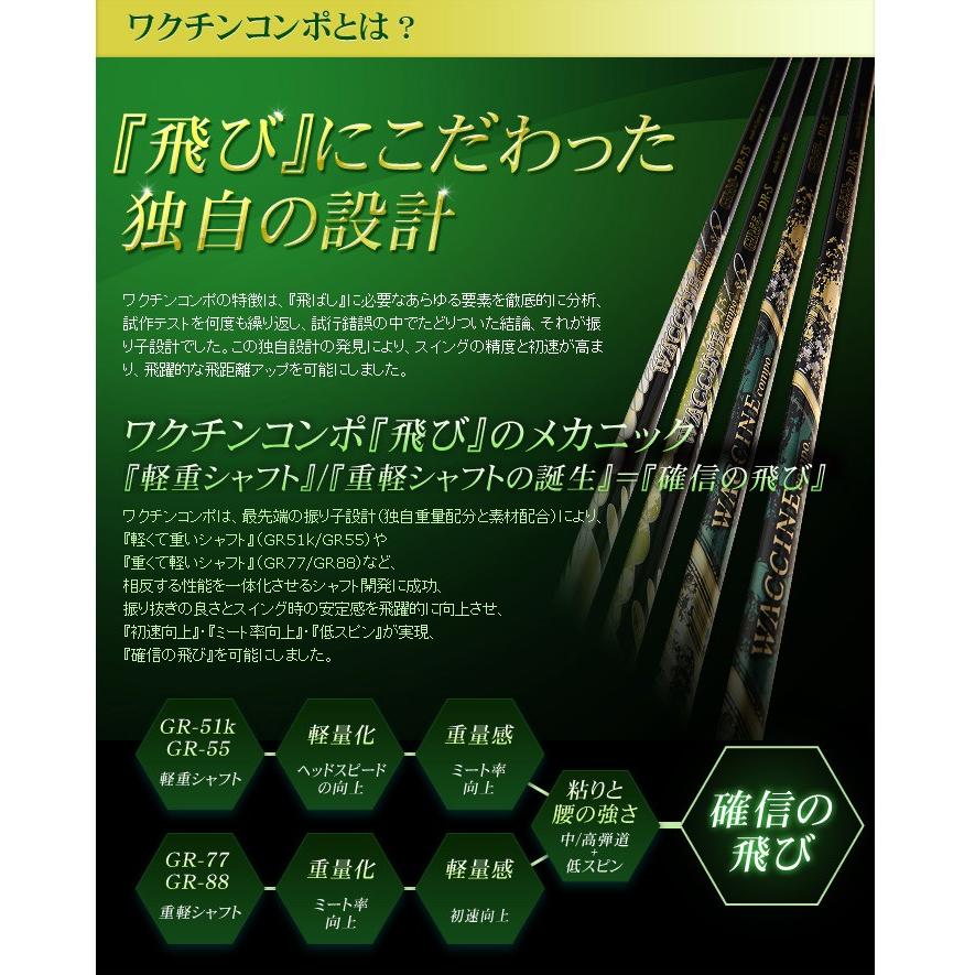 グラヴィティ ワクチン コンポ GR-88 FW GRAVITY フェアウェイ用 グラヴィティ ワクチン コンポ GR-88 FW GRAVITY フェアウェイ用