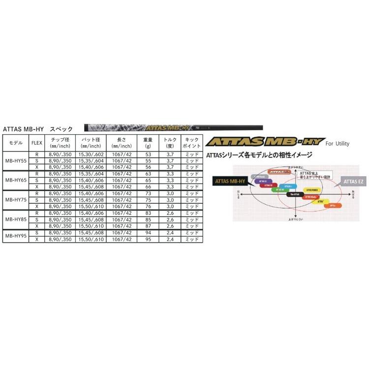 USTマミヤ ATTAS アッタス MB ハイブリッド : wshustatsmbh : ティー