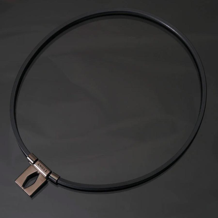 ANGLE（アングル） ANGLE e.MODEL 01 NECKLACE BLACK ブラック 磁気