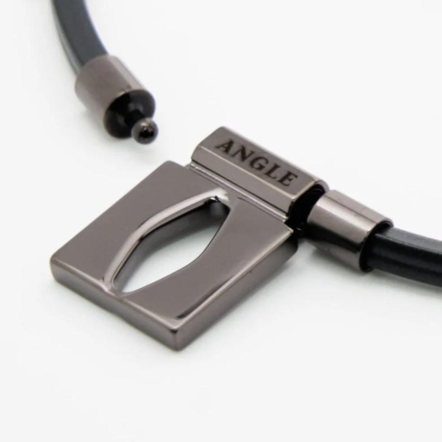 ANGLE（アングル） ANGLE e.MODEL 01 NECKLACE BLACK ブラック 磁気