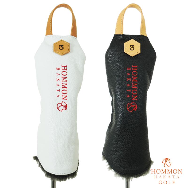 HOMMON HAKATA  カーフ ウッド用ヘッドカバー FW フェアウェイウッド用 HOMMON HAKATA カーフ ウッド用ヘッドカバー FW フェアウェイウッド用