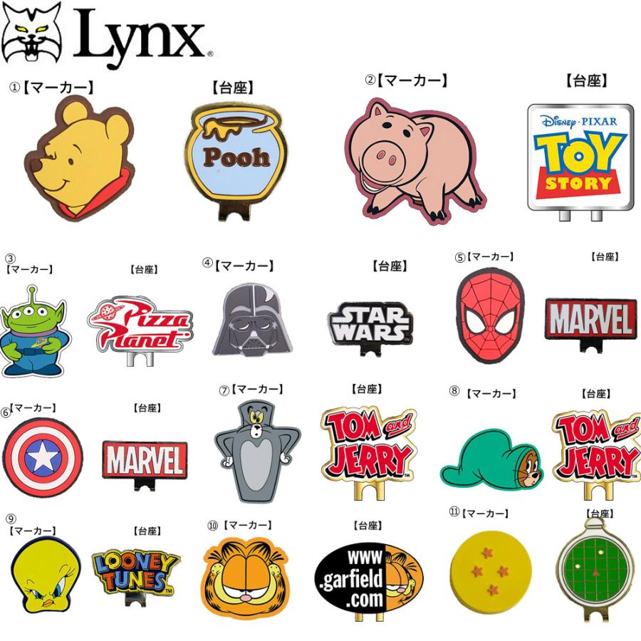 Lynx（リンクス） キャラクター ゴルフマーカー キャラクター グッズ