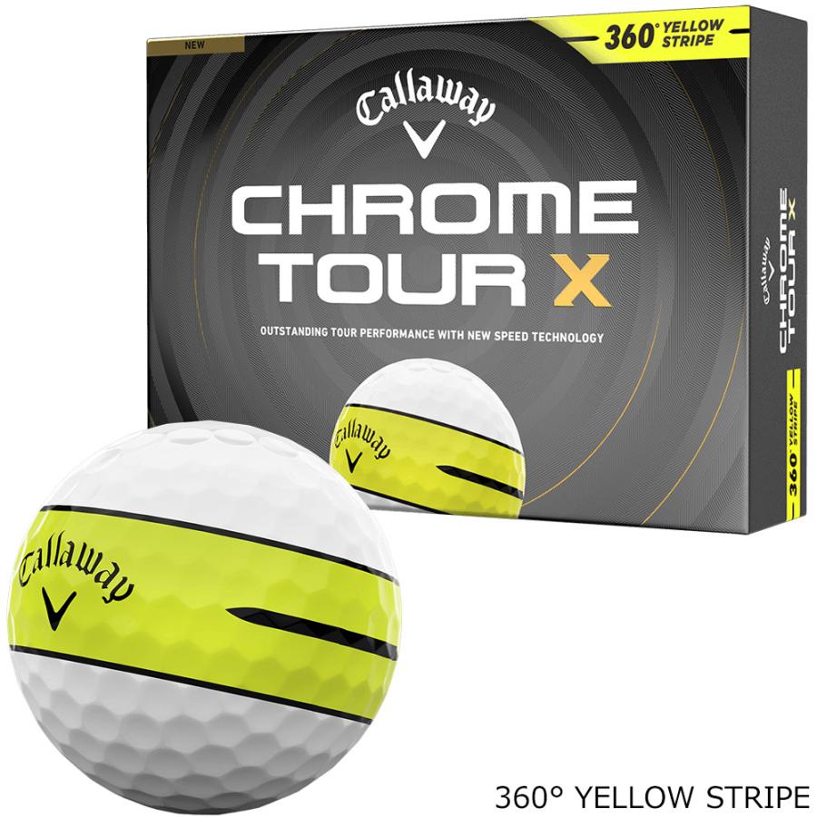 ☆新品☆キャロウェイ クロムツアー トリプルトラック イエロー 2ダースセット Callaway（キャロウェイ） CHROME TOUR ◇◇◇ トリプル・トラック