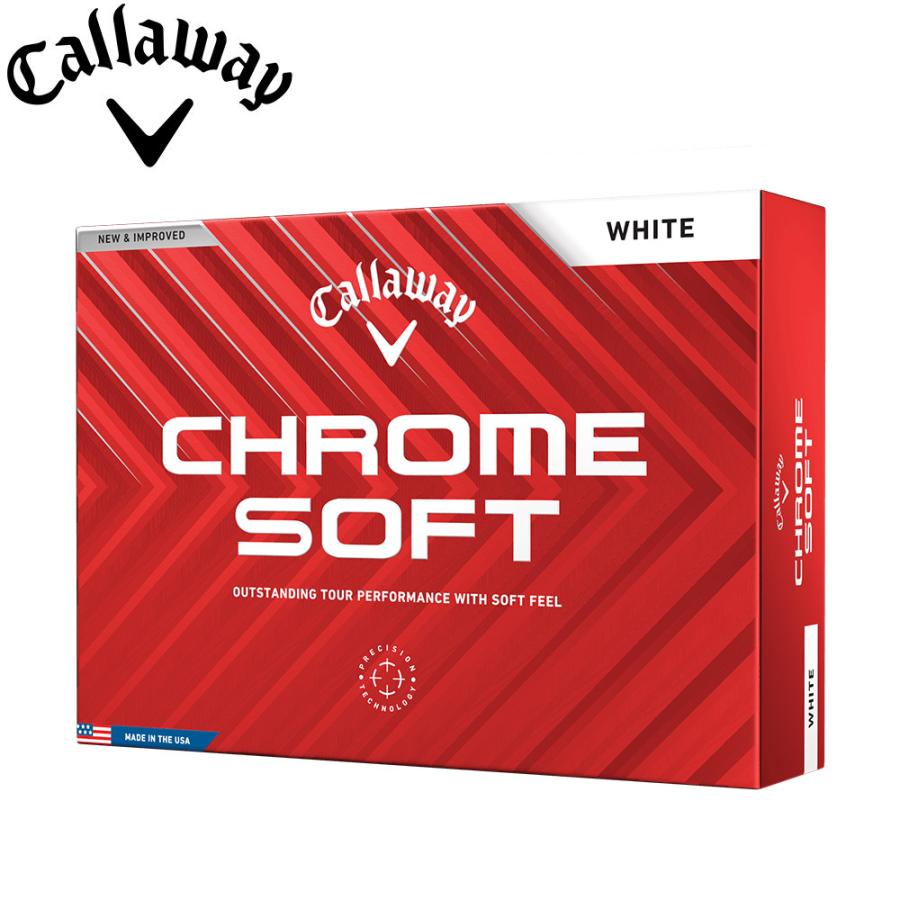 在庫最終！Callaway Chrome Soft 2024 ホワイト 2ダース 在庫最終！Callaway Chrome Soft 2024 ホワイト 2ダース
