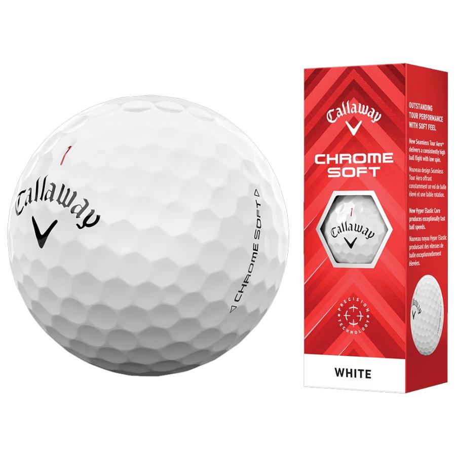 Callaway（キャロウェイ） クロム ソフト ホワイト ボール 2024