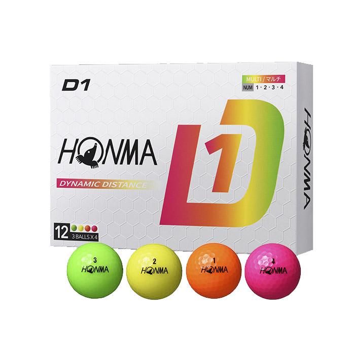 HONMA GOLF（本間ゴルフ） まとめ買いでお得 HONMA 2024 D1 ボール 5