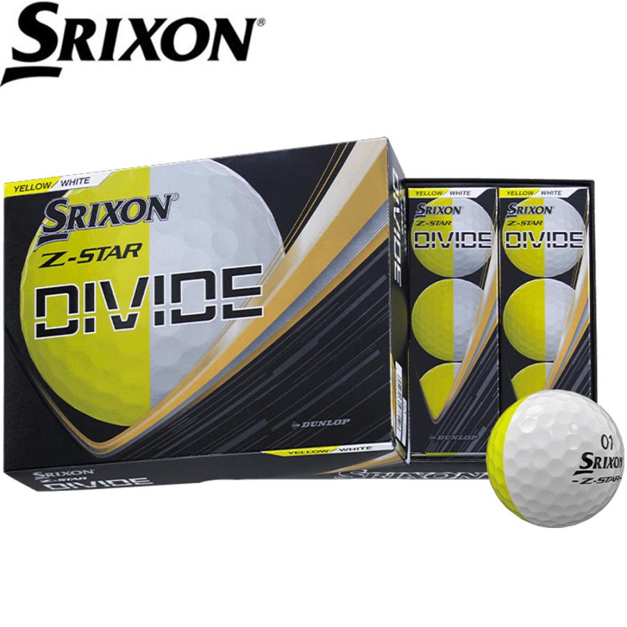 SRIXON Z-STAR DIVIDE 2025 スリクソン ディバイド ホワイトイエロー 1 