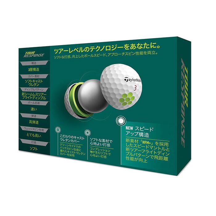 TaylorMade 2022年モデル テーラーメイド ツアー レスポンス ボール