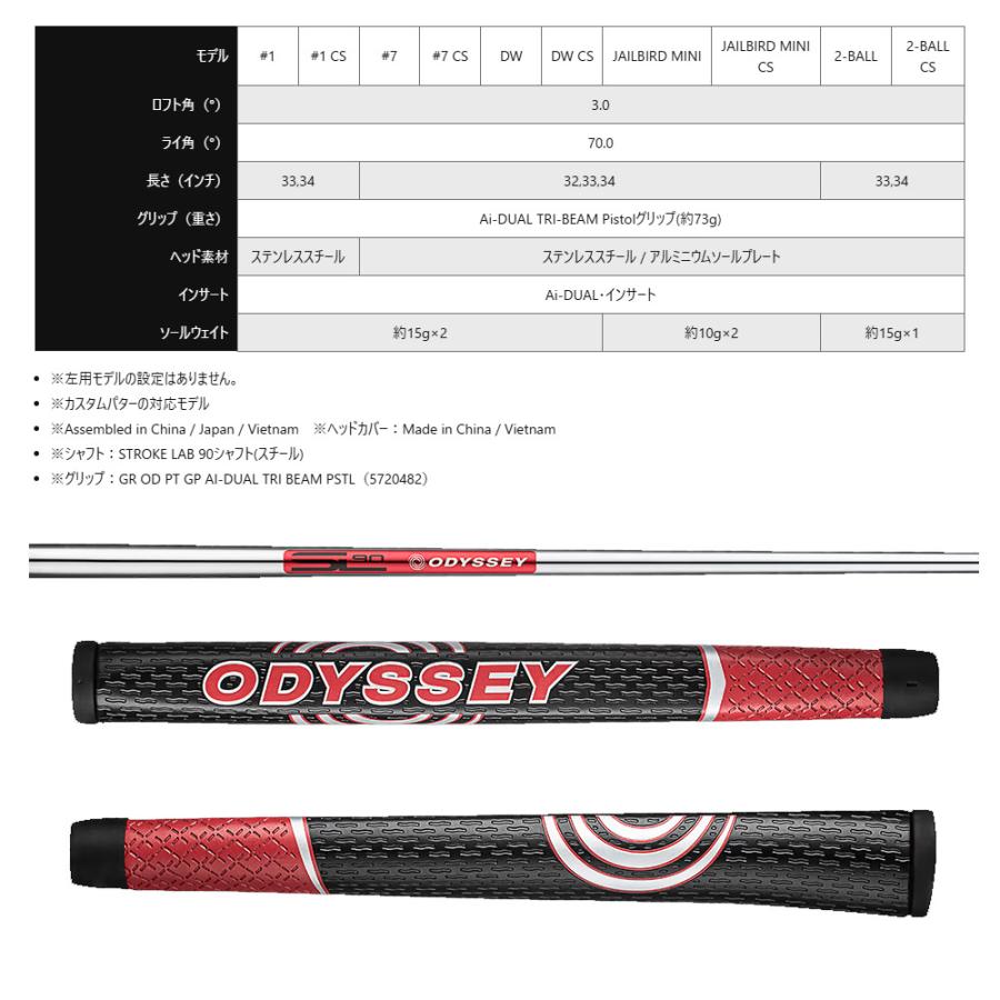 ODYSSEY（キャロウェイゴルフ） ODYSSEY Ai-DUAL TRI-BEAM #1 CSパター