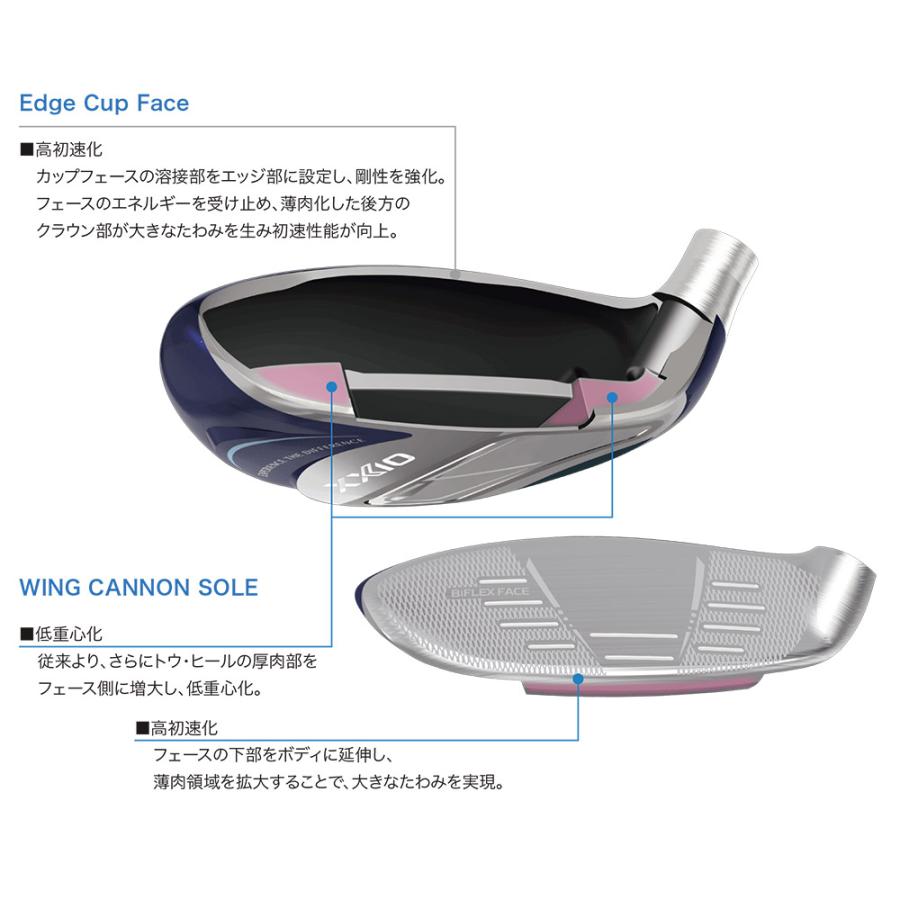 XXIO ゼクシオ 14 レディス ハイブリッド ホワイト HB MP1400L