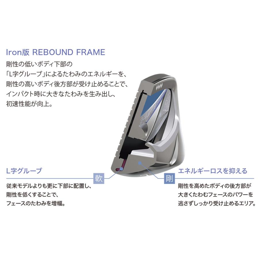 XXIO ゼクシオ 14 レディス アイアン ホワイト 7-SW/6本セット MP1400L DUNLOP ダンロップ カーボンシャフト 女性用の画像