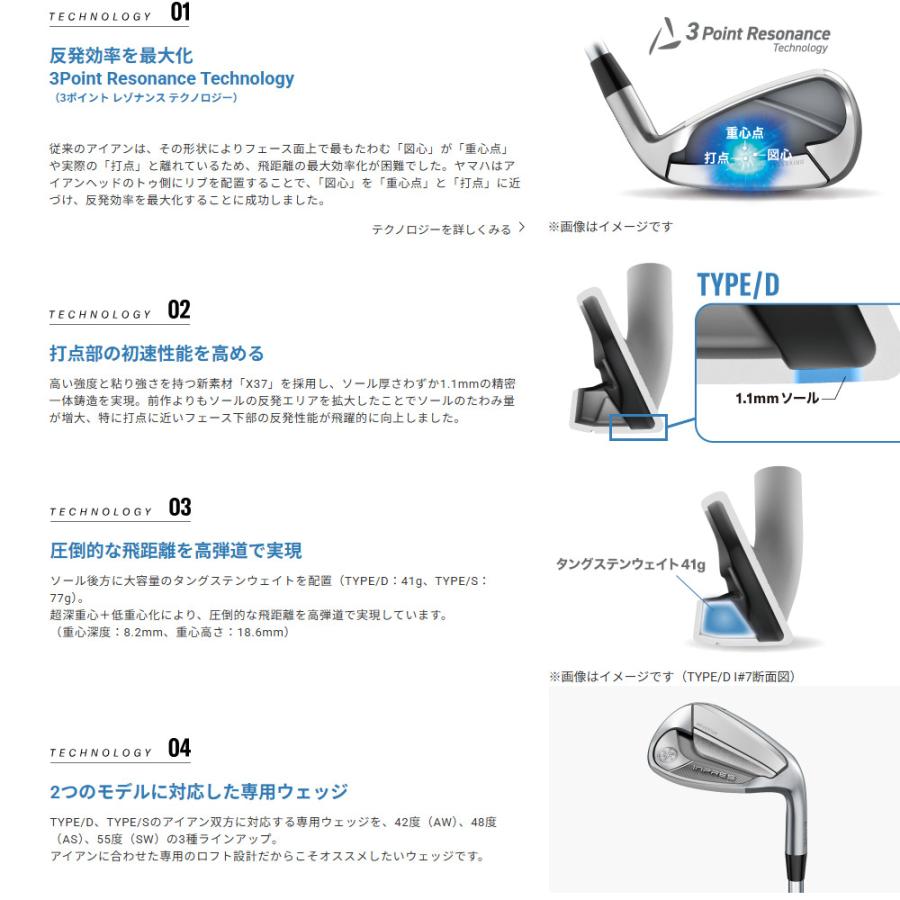 inpres YAMAHA INPRES DRIVESTAR TYPE/D IRON 7-P ヤマハ インプレス