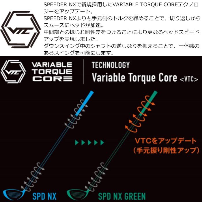 キャロウェイFW用OEM対応スリーブ付シャフト フジクラ スピーダー NX グリーン 日本仕様 Speeder NX GREEN｜teeolive｜03