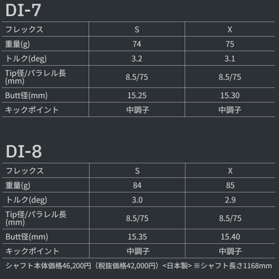 TOUR AD グラファイトデザイン DI BLACK ツアーAD ブラック 日本仕様